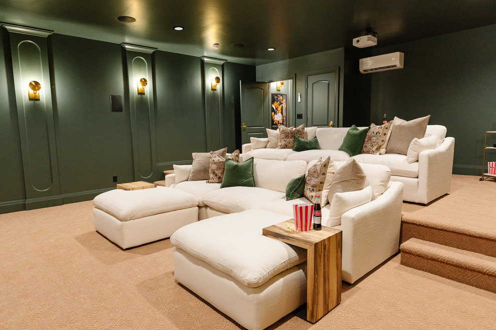 Arlington - French Country - Home Theater - Salt Lake City - by Grove ...