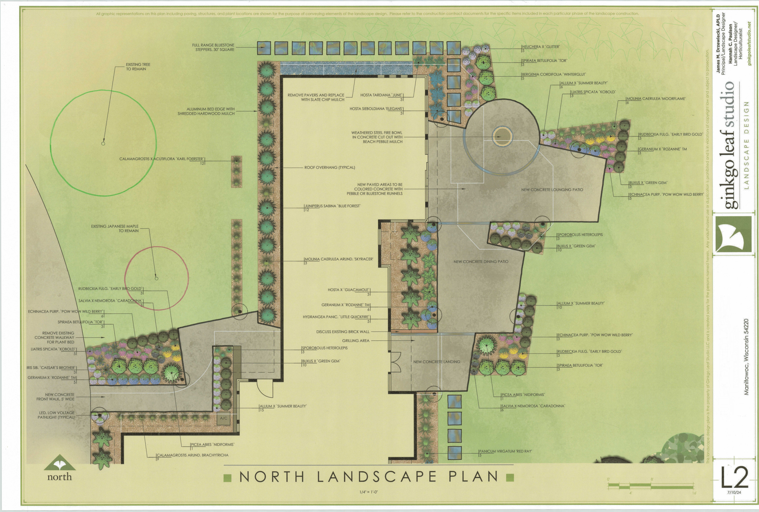 Mid-Century landscape makeover - Manitowoc, WI
