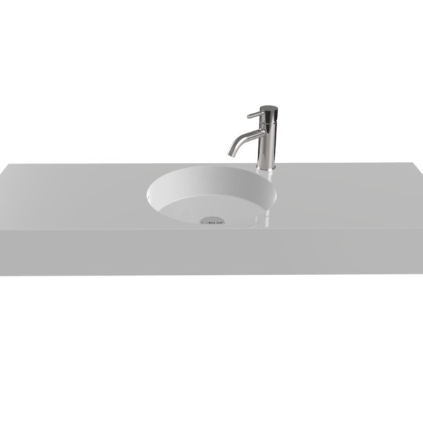 Badeloft Stone Resin Wallmounted Sink Contemporary Bathroom Sinks