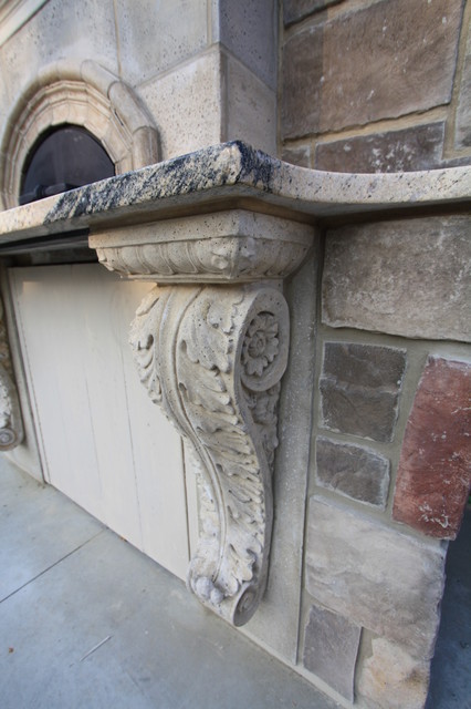 Cast Stone Corbel Traditional Exterior Cleveland By