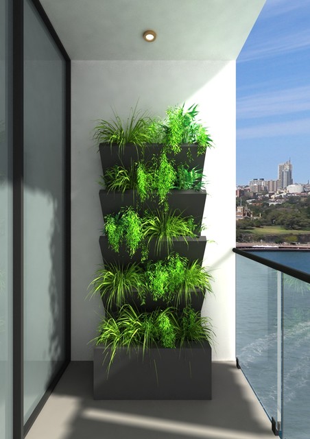 VWALL Vertical Planter Boxes - Outdoor Decor - Melbourne - by H2O 