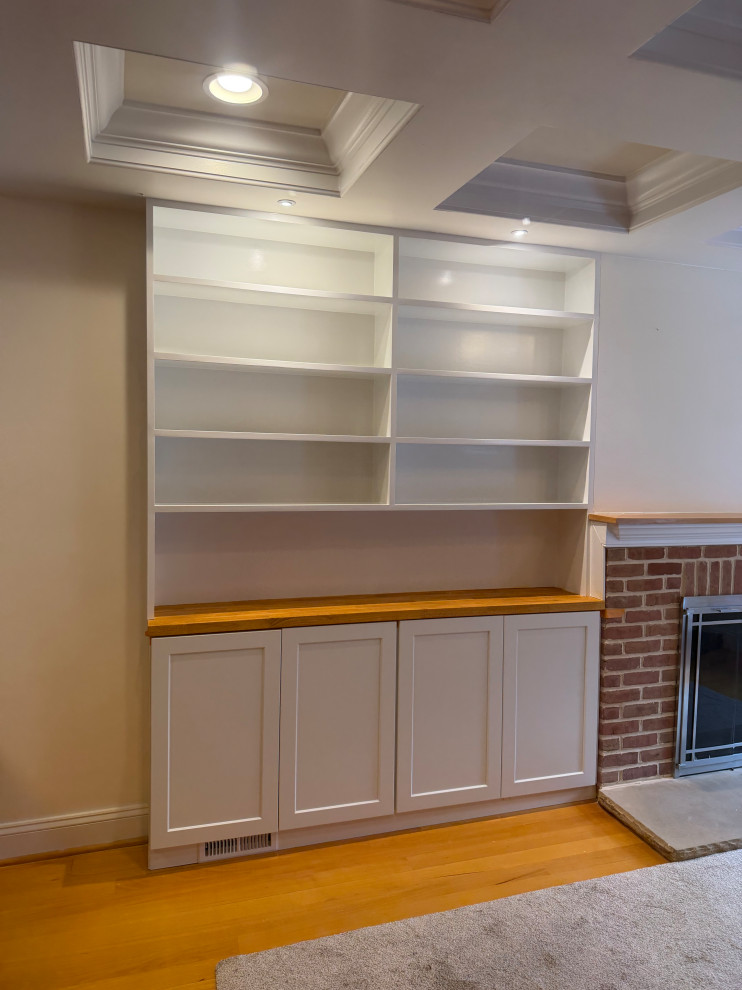 Living Room Custom Bookshelf
