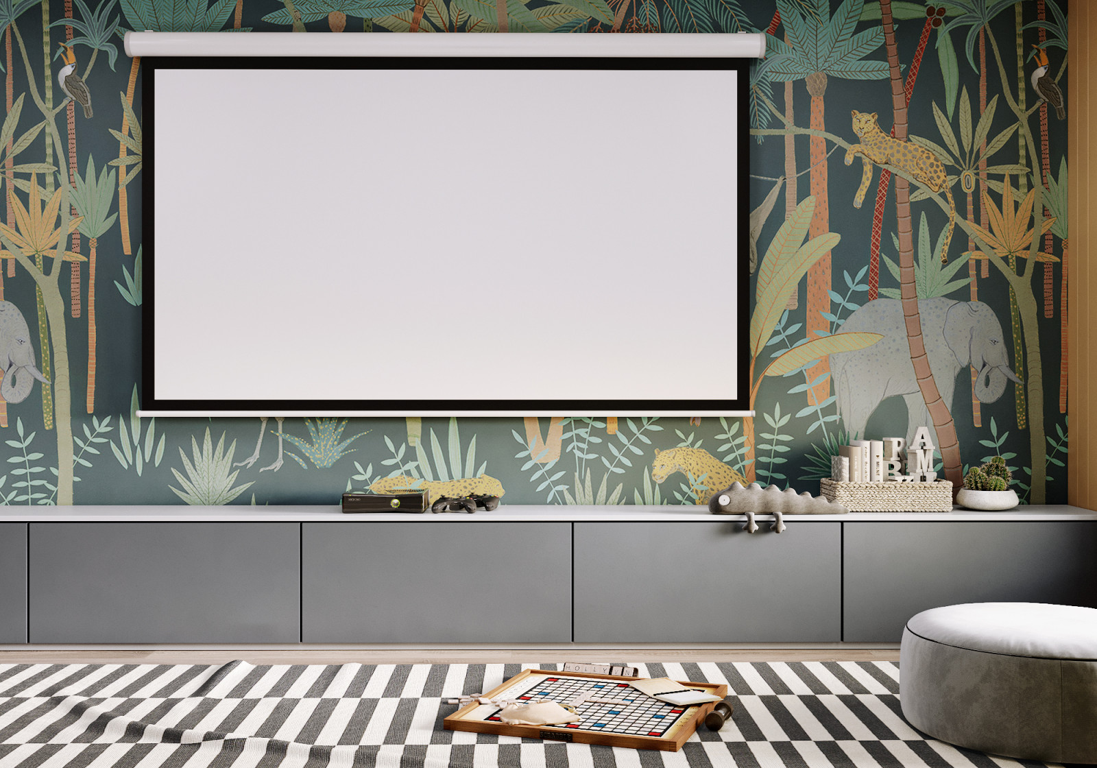 Визуализация мансарды-игровой