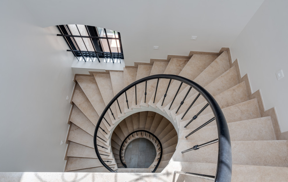 Photo of a Mediterranean staircase in Bengaluru.