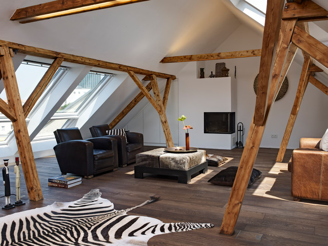Dachgeschoss im Glockenbachviertel M&uuml;nchen eclectic-living-room