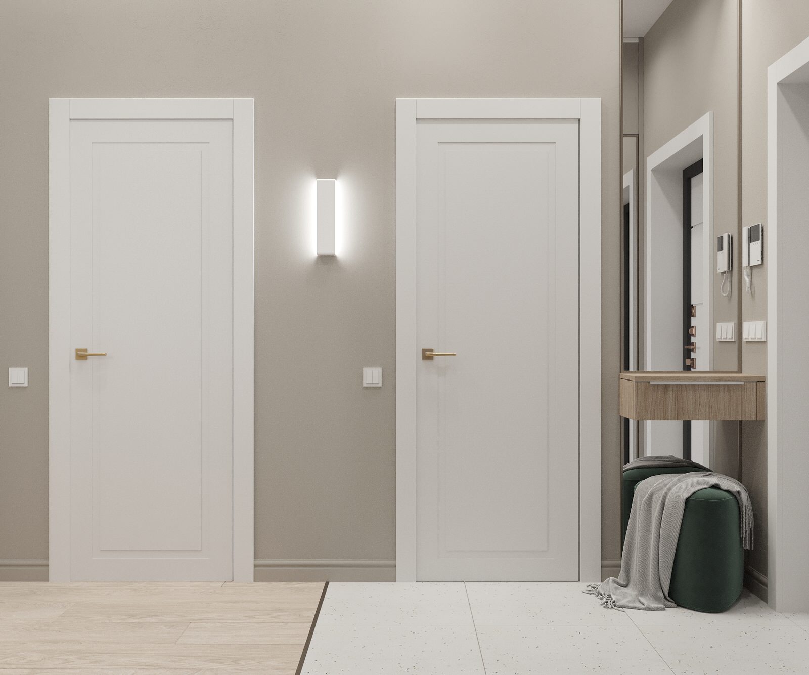 Коридор в ЖК Аристократ