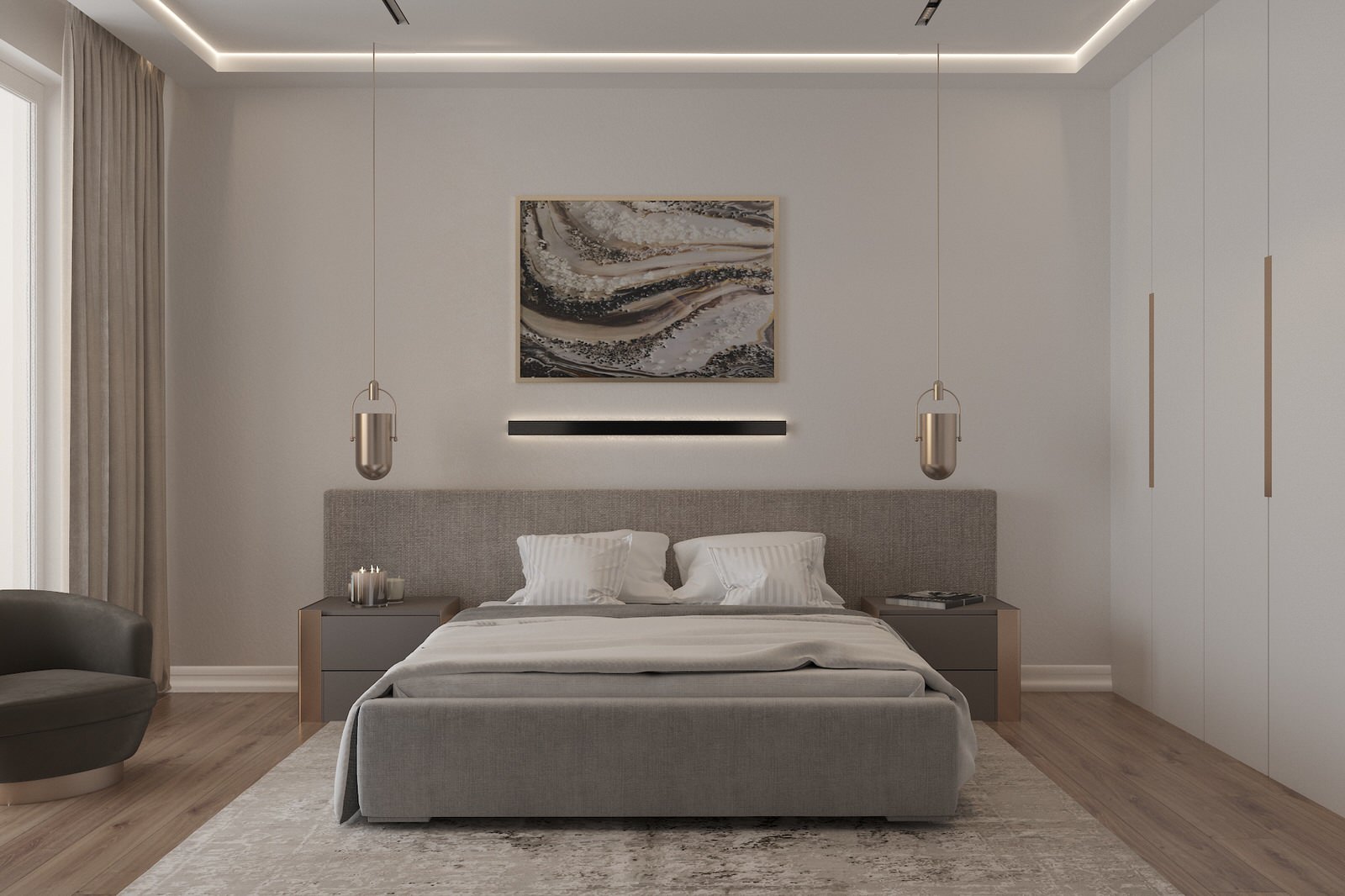 Дизайн квартиры 150 кв.м., г. Екатеринбург, ЖК Макаровский