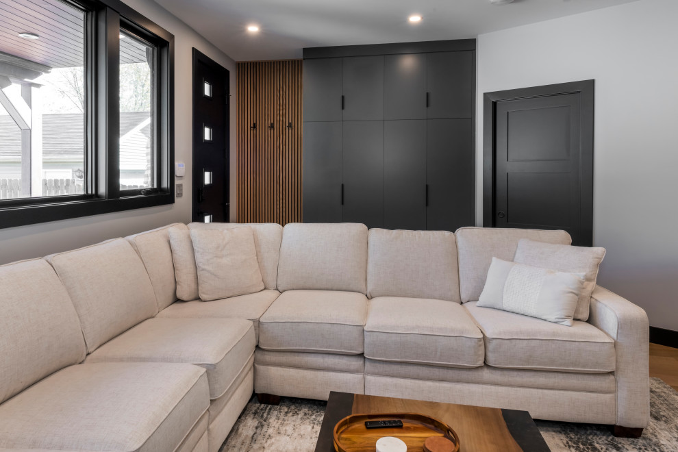 Modern Luxury in Tremont-Whole Home Renovation - Modern - Living Room ...