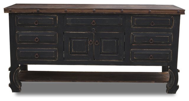 Martin Black Single Sink Vanity Farmhouse Bathroom Vanities And Sink Consoles By Foxden Decor Houzz