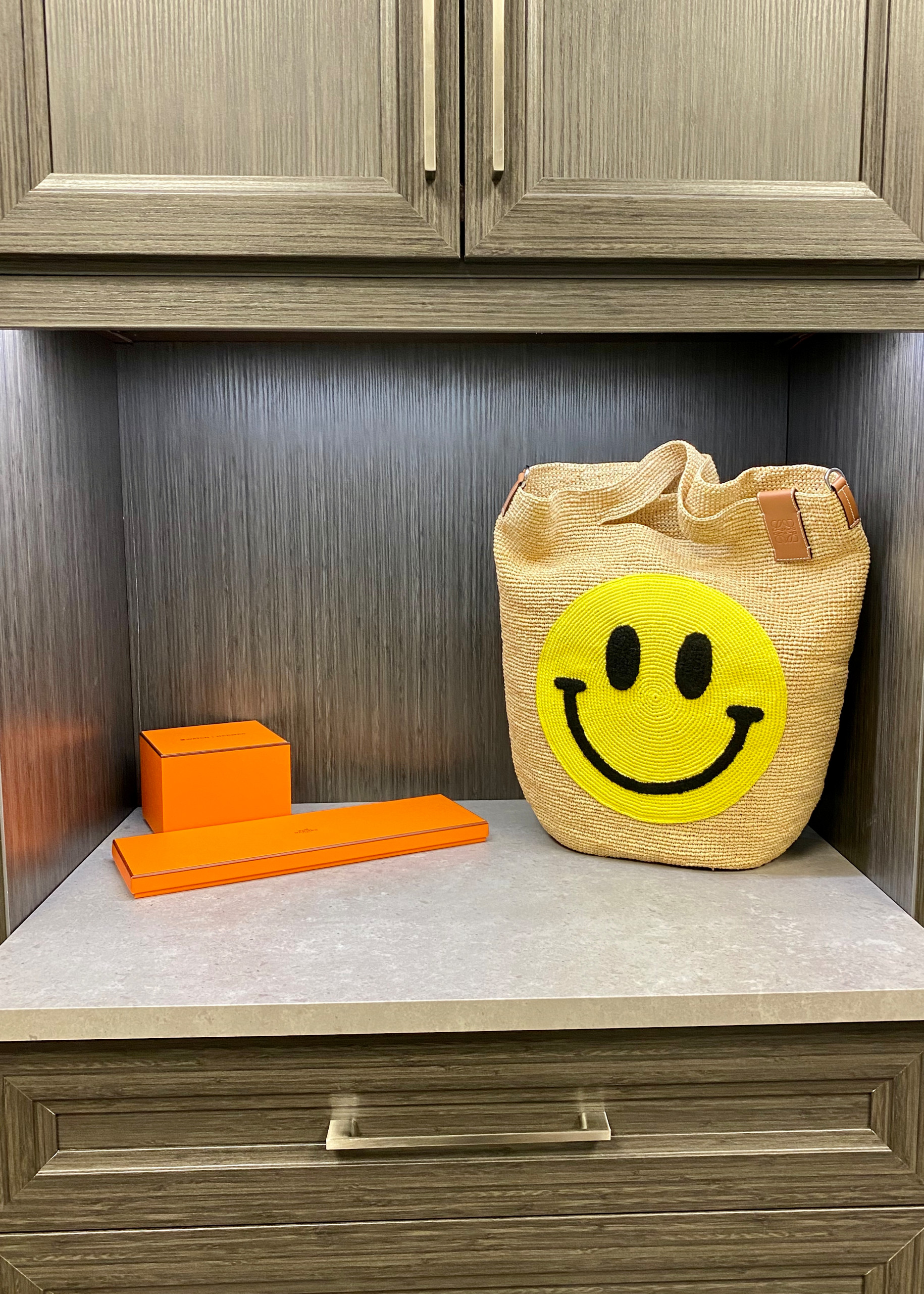 custom dresser with countertop