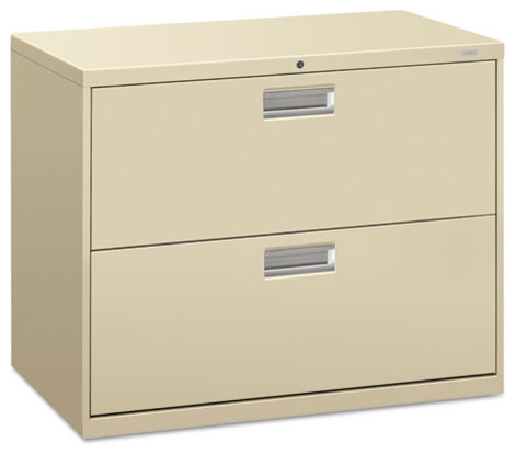 600 Series 2-Drawer Lateral File, 36"x19-1/4", Putty