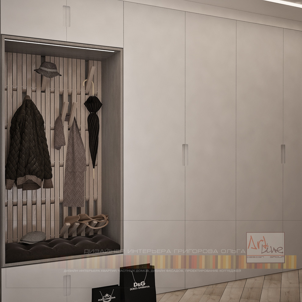 Дизайн интерьера квартиры в ЖК "Вертикаль" г. Пенза