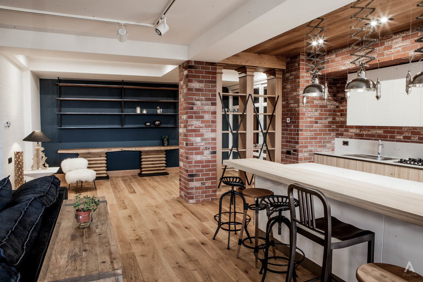 Квартира в стиле LOFT в Молдавии