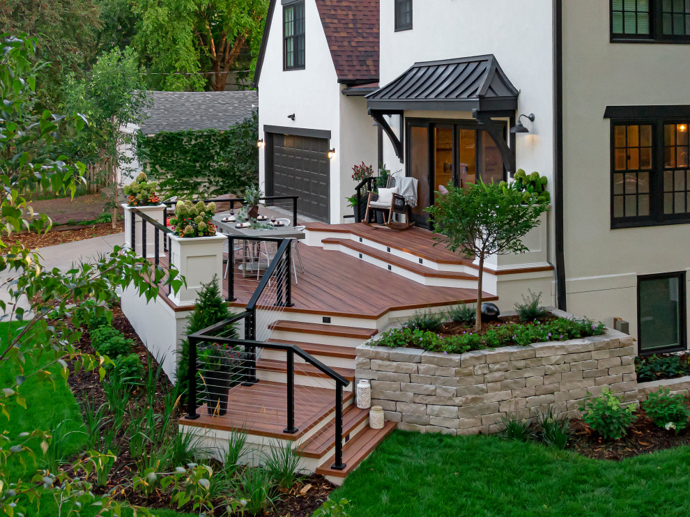 Deck - transitional deck idea in Chicago