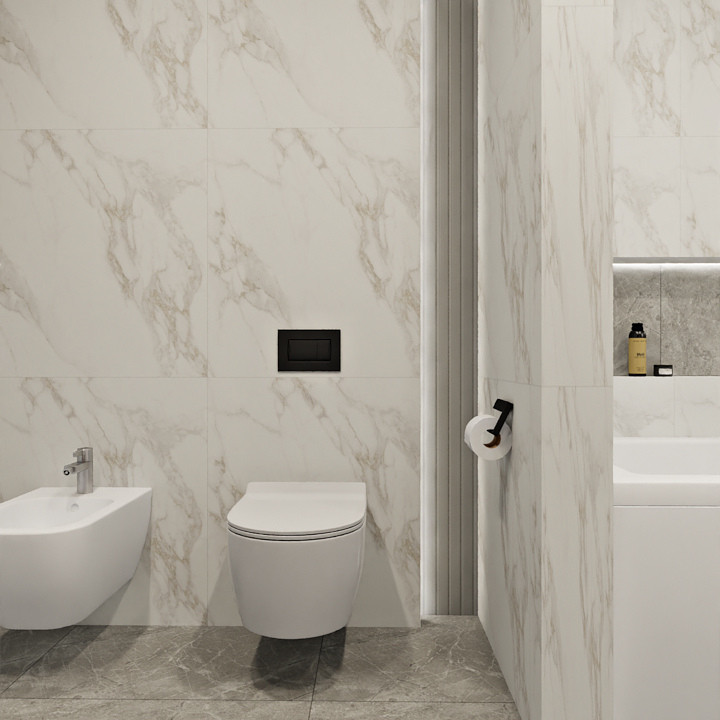 Ванная комната в загородном доме