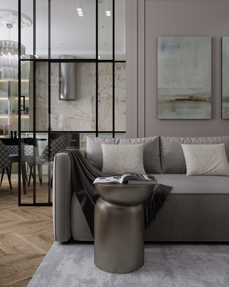 Дизайн проект Кухни-гостинной