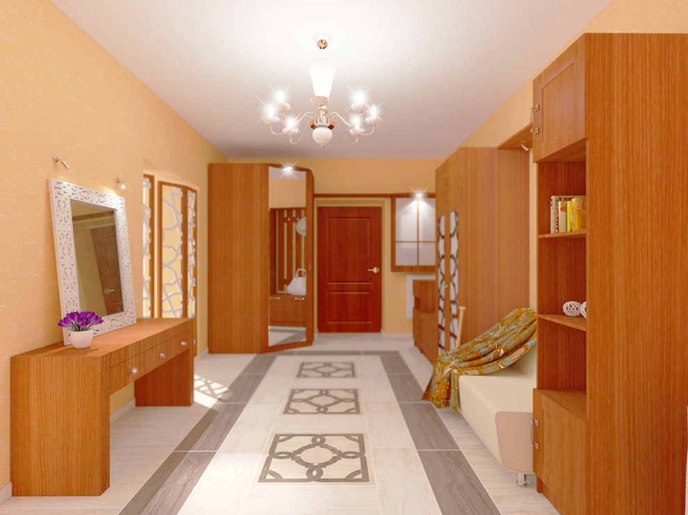 Дизайн-проект прихожей в коттедже
