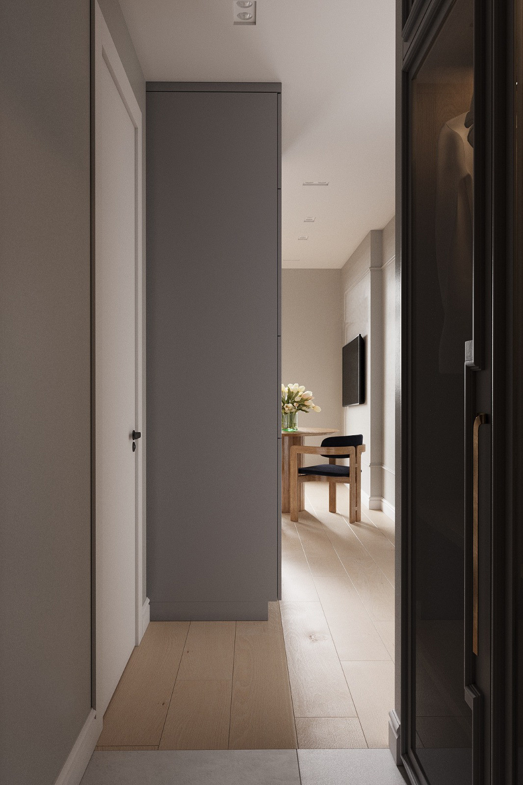 Дизайн-проект квартиры 60 кв.м в  стиле Петербургский Лофт