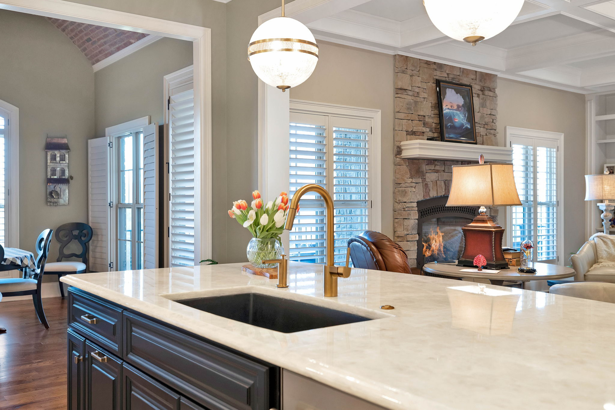 KITCHEN REMODEL: New island is MARBLEOUS