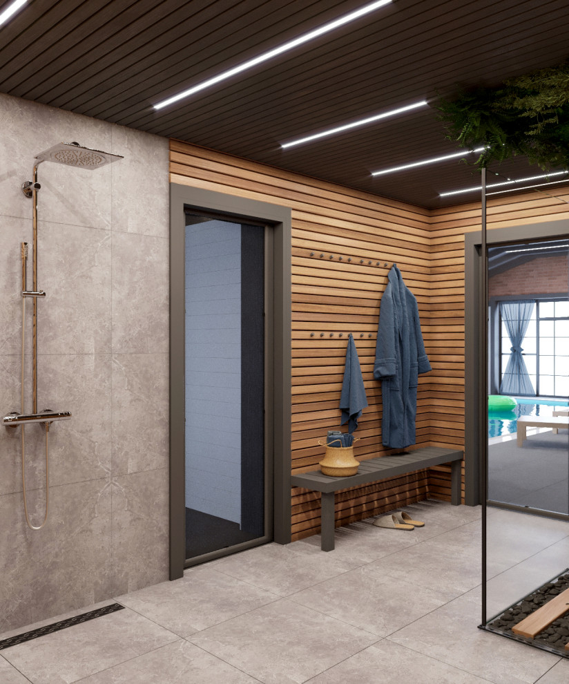 Душевая зона