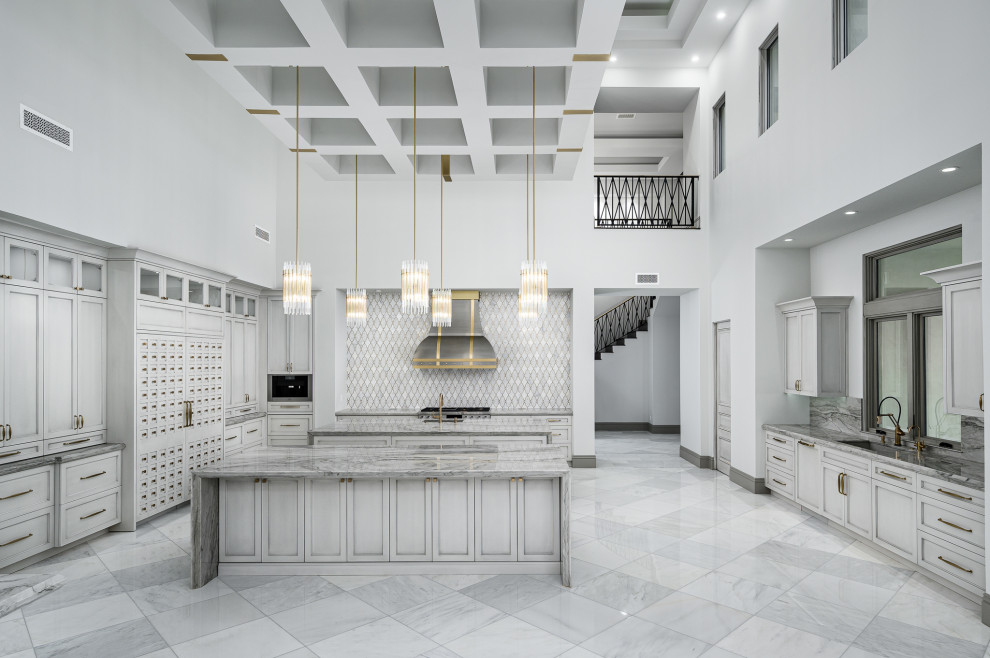Example of a minimalist kitchen design in Phoenix
