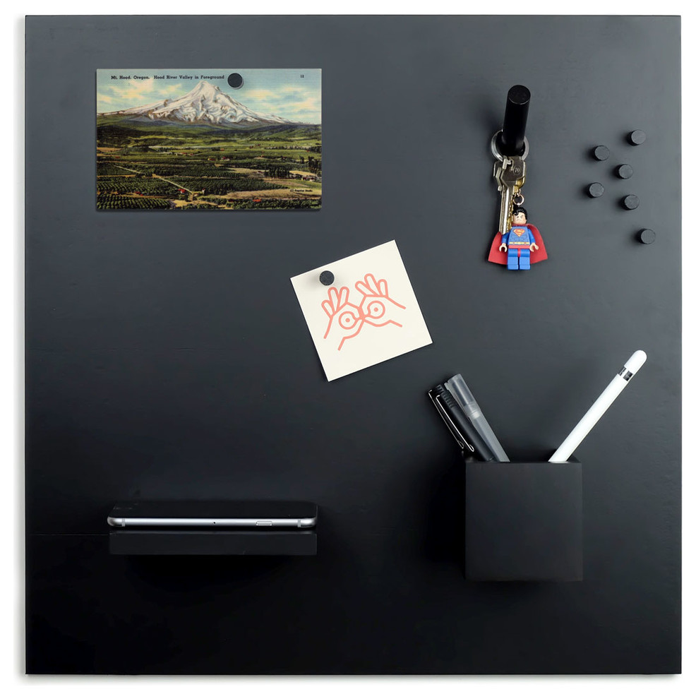 Wood Bulletin Board Set Contemporary Bulletin