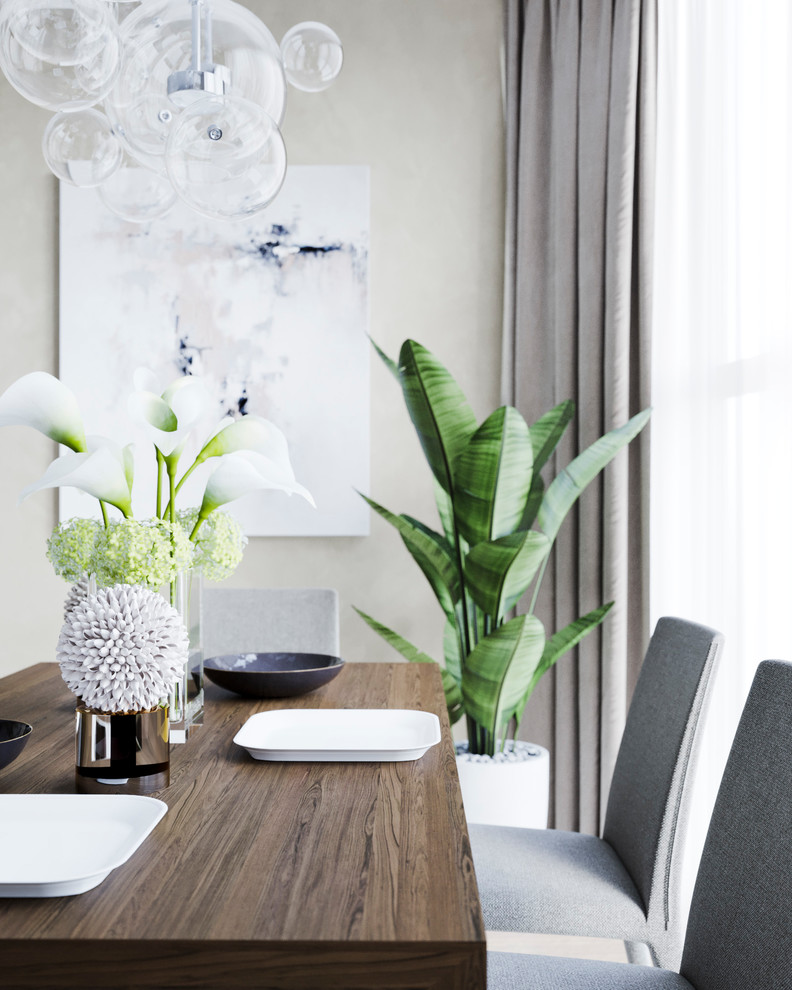 Кухня-гостиная в ЖК Солнечный круг