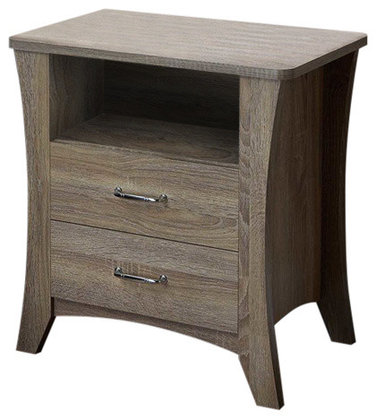 Acme Colt Nightstand Rustic Natural Transitional Nightstands And Bedside Tables By Gwg Outlet