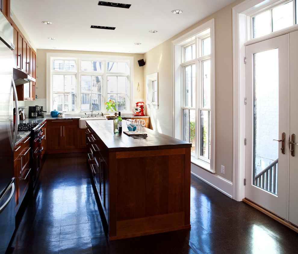 Inspiration for a transitional kitchen remodel in DC Metro