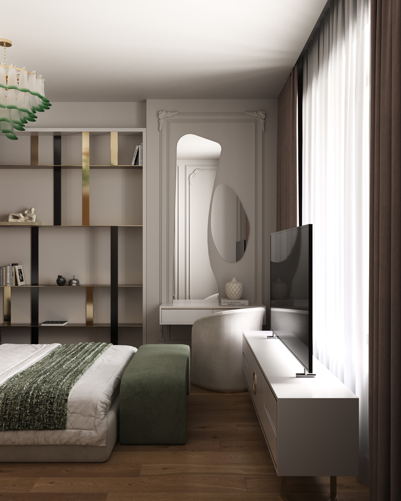 Интерьеры во французском стиле.