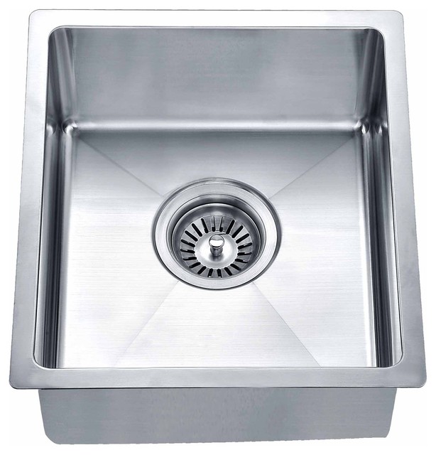 Dawn BS121307 14" Single Bowl Undermount 18 Gauge Stainless Steel Bar