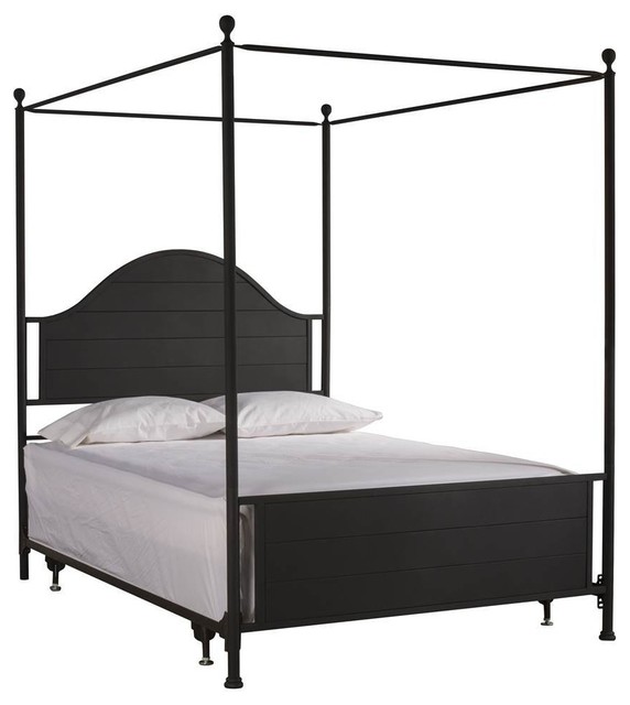 Berland Canopy Bed Metal Rail Included Queen