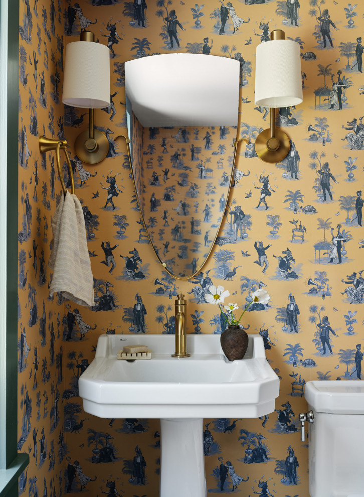 Chicago Historic Foursquare - Craftsman - Powder Room - Chicago - by ...