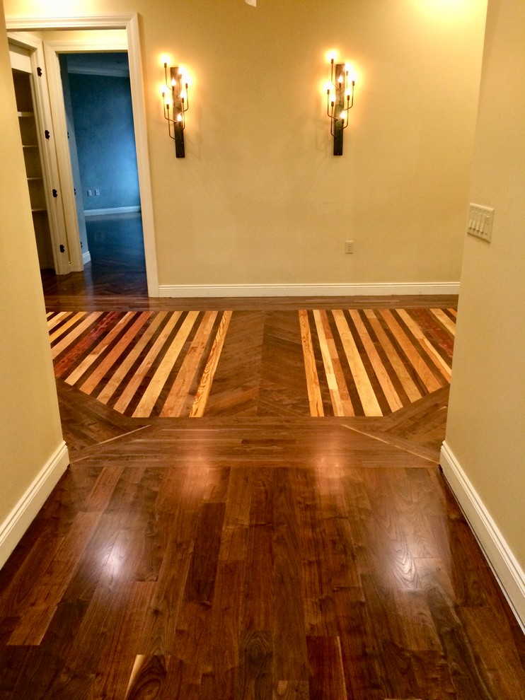 Hallway - transitional hallway idea