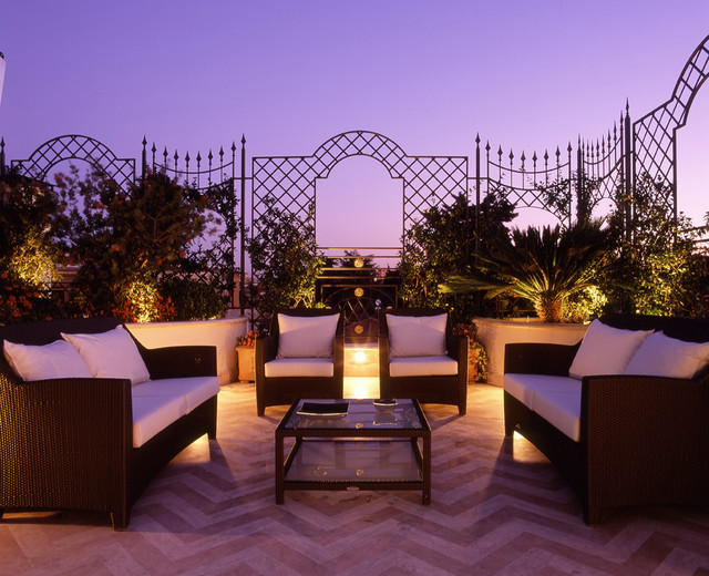 ABITAZIONE MURA AURELIANE contemporary-deck