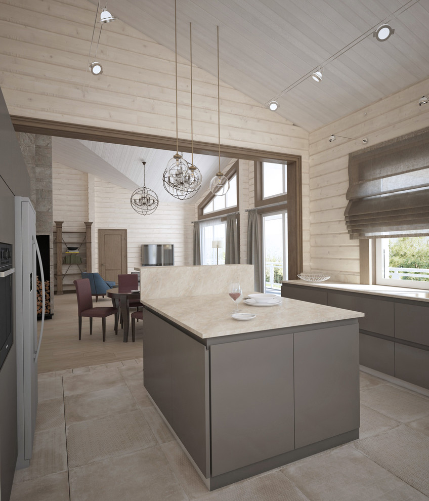 Дом из комбинированных материалов в ЛО