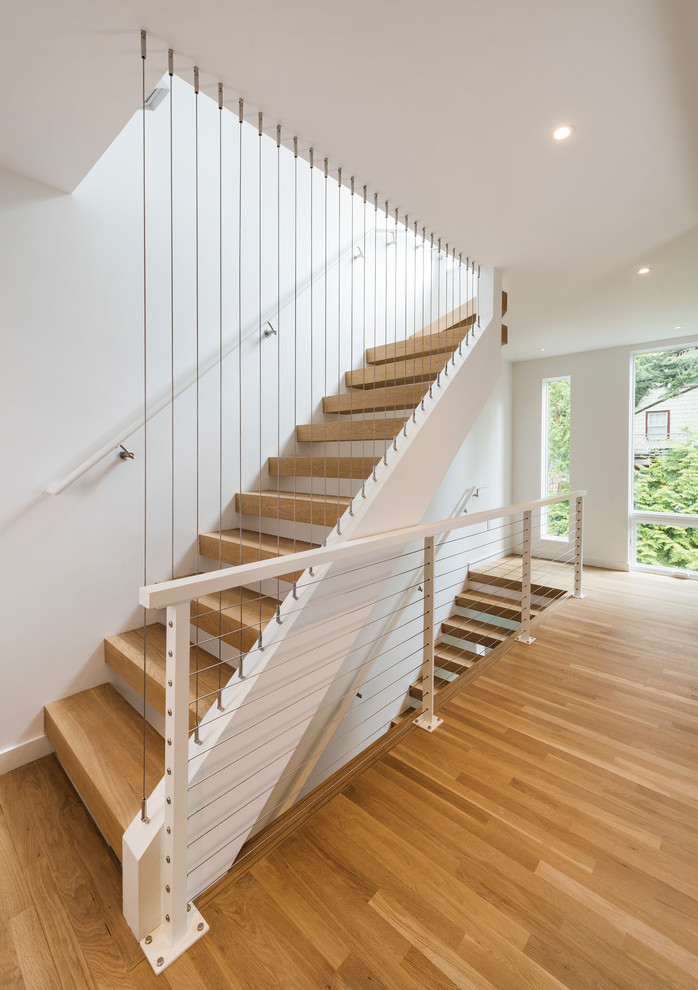 Design ideas for a contemporary staircase in Boston.