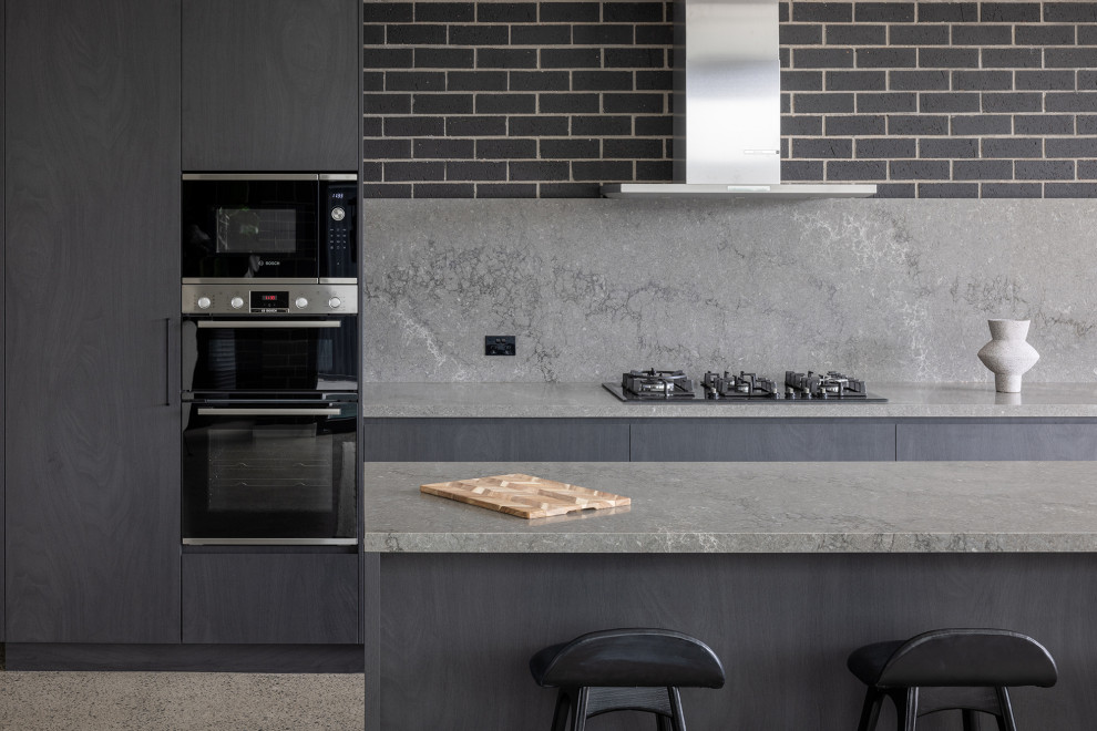 Contemporary kitchen in Sydney.