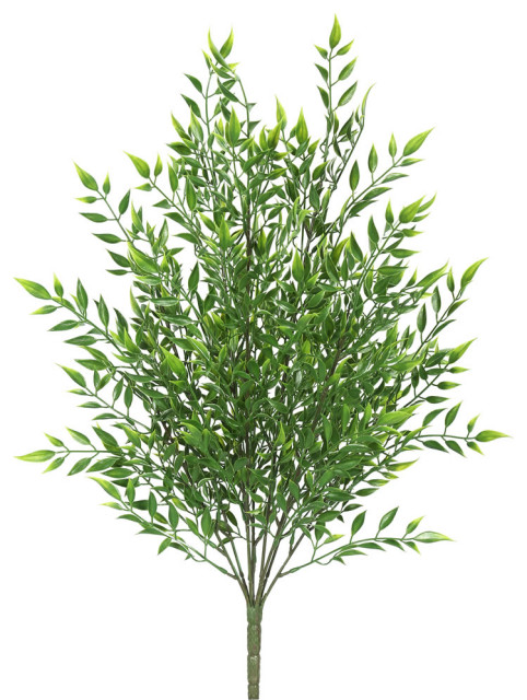 20" Green Mini Bamboo Bush 2/Pk