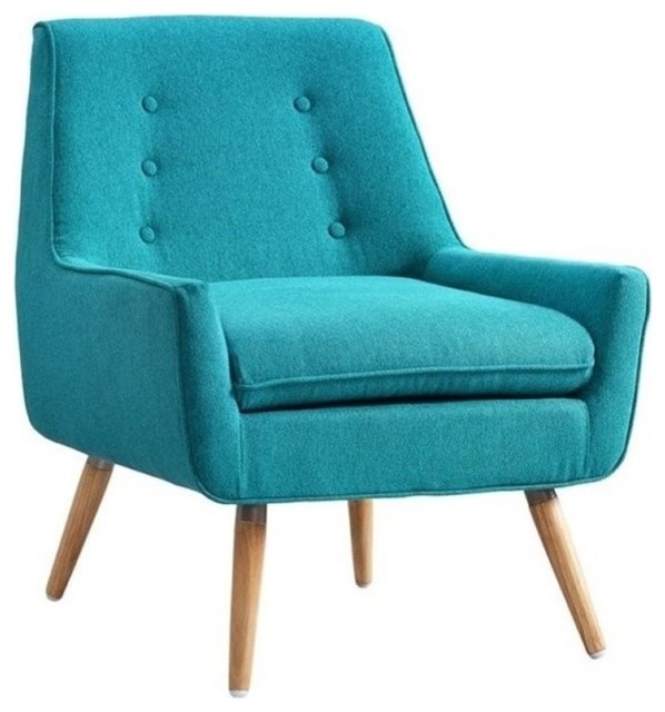 Atlin Designs Accent Chair in Bright Blue