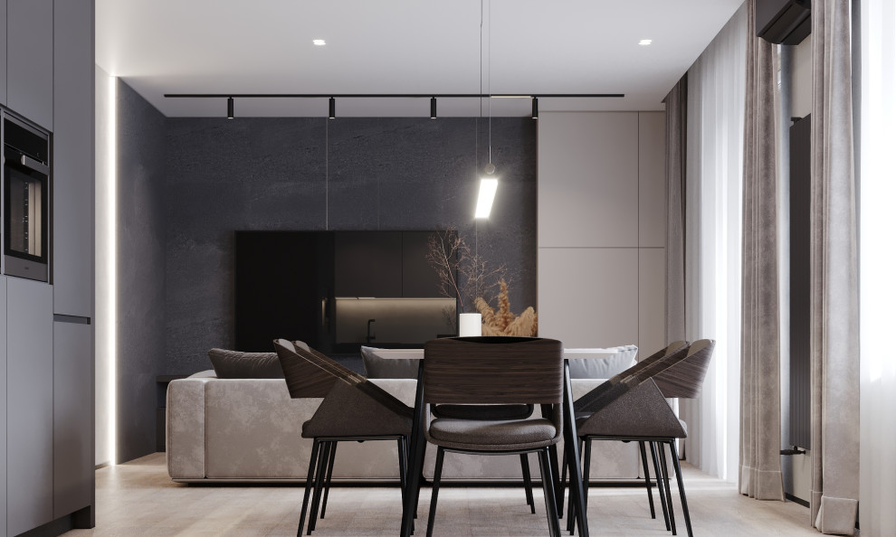 Интерьер квартиры 87м2 в поселке парке Весна