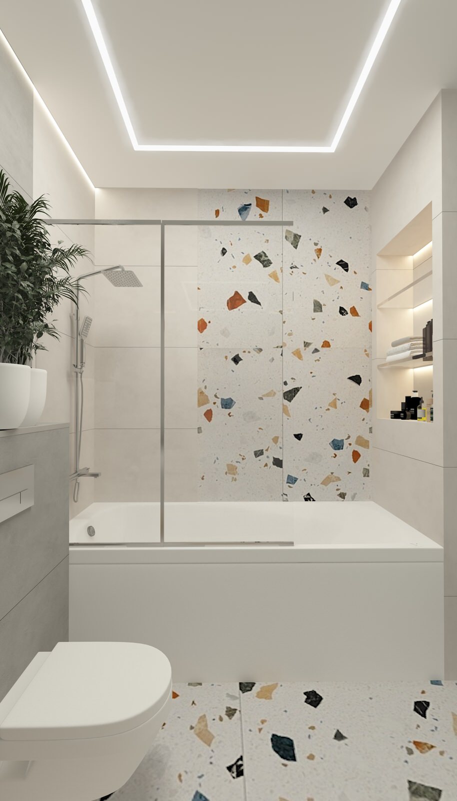 Проект трехкомнатной квартиры г. Ростов-на-Дону