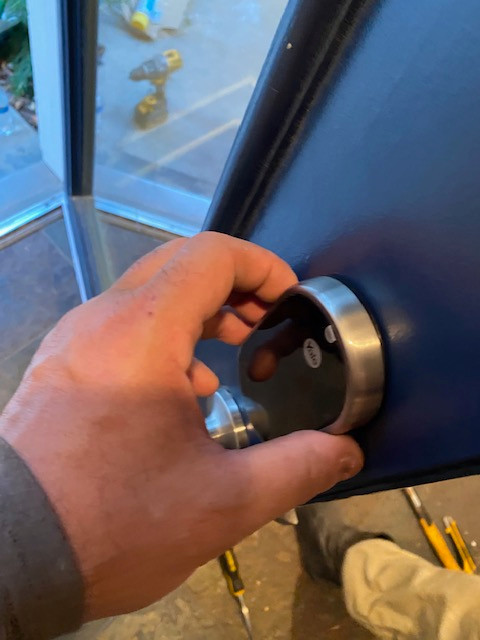 Front Door Rerpaired/Upgraded Smart Locks