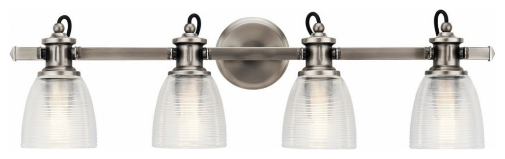 4 Light Bathroom Light Fixture Approved for Damp Locations - Coastal ...
