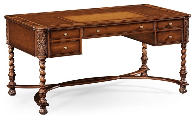 Jonathan Charles Desk Windsor - Traditional - Desks And Hutches