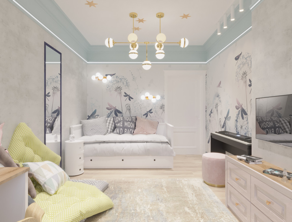 Дизайн-проект  интерьера трехкомнатной квартиры в стиле НЕОклассика