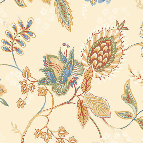 Richly Colorful Contemporary Jacobean Wallpaper GC29831 - Contemporary