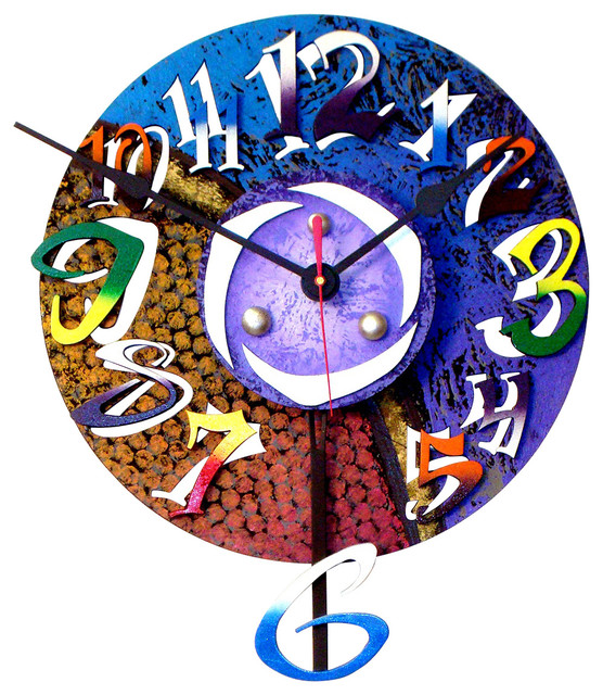 Swing Wall Clock Contemporary Wall Clocks by david scherer Houzz