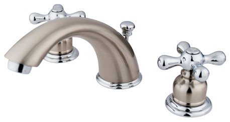 Two Handle 8in. to 16in. Widespread Lavatory Faucet with Retail Pop-up
