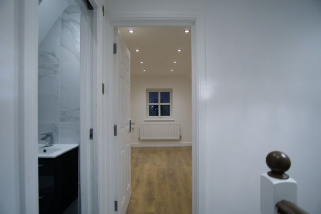 downlights modern-home-office-and-library
